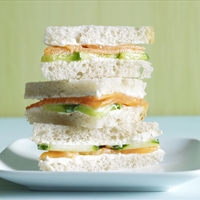 Smoked Salmon & Wasabi Mayo Sandwiches