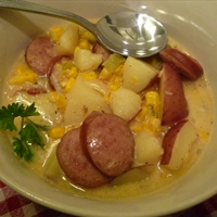 Smoked Sausage & Corn Chowder Smoked Sausage & Corn Chowder
