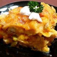 Souper King Ranch Chicken Casserole