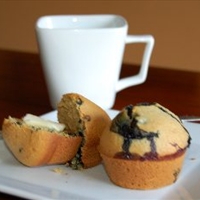 Sourdough Blueberry Muffins
