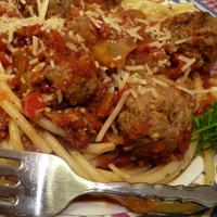 Spaghetti and Meatballs All'Amatriciana Spaghetti and Meatballs All'Amatriciana