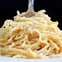 Spaghetti with Browned Butter and Mizithra Cheese