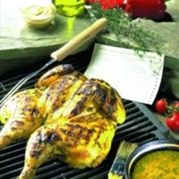 Spatchcocked Deviled Chicken