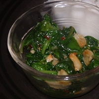 Spicy Spinach Saute
