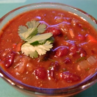 Spicy Black Bean Soup (Vegan)