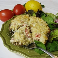 Spicy Crab Portobellos