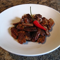 Spicy Glazed Pecans