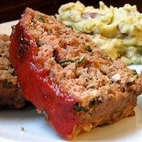 Spicy Meatloaf with Chipotle Sauce