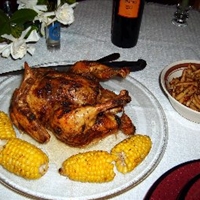 Spicy Roasted Chicken W/garlic Sauce