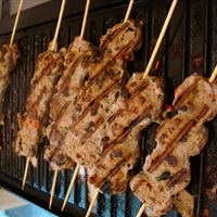 Spicy Turkish Ground Chicken Kabobs