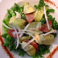 Spinach, Artichoke, Hearts of Palm Salad