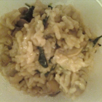 Spinach Mushroom Risotto