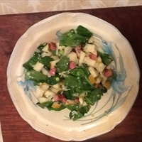 Spinach, Pear And Bacon Salad