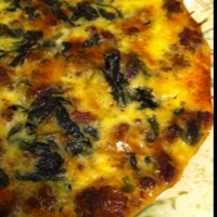 Spinach & Sausage Quiche