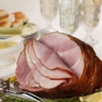 Spiral-Cut Ham with Slow-Roasted Asparagus and Lemon-Thyme Sauce Spiral-Cut Ham with Slow-Roasted Asparagus and Lemon-Thyme Sauce