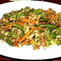 Stir-fried Shrimp and Vegetables
