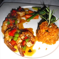 Stir-fried Shrimp with Spicy Orange Sauce Stir-fried Shrimp with Spicy Orange Sauce