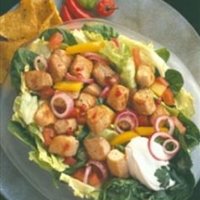 Stir-Fried Southwestern Pork Salad