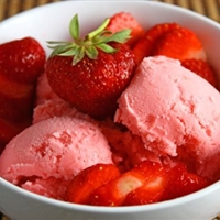 Strawberry Frozen Yogurt Strawberry Frozen Yogurt