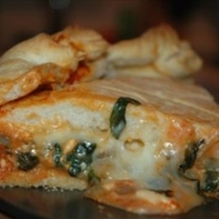 Stuffed Spinach Pizza