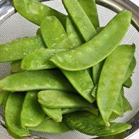 Sugar Snap Peas with Lemon, Garlic and Basil