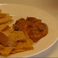 Super Fast Mexican Meat and Cheese Dip