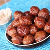 Our Best Bites Slow Cooker Sweet and Sour Meatballs 