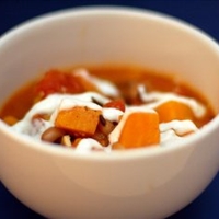 Sweet Potato Black-Eyed Pea Soup