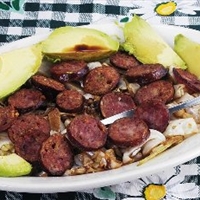 Sweet-sour Cabbage with Sausage