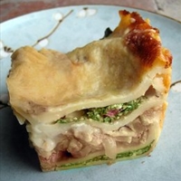 Swiss Chard And Caramelized Onion Lasagna