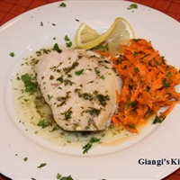 Swordfish with Lemon, Parsley and Butter Sauce