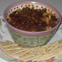 Tasty homemade chilli