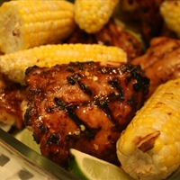 Tequila-Glazed Grilled Chicken Thighs