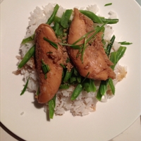 Teriyaki Chicken with Ginger Rice Teriyaki Chicken with Ginger Rice
