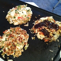 Thai Crab Cakes with Cilantro-Peanut Sauce