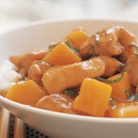 Thai Pumpkin and Chicken Curry