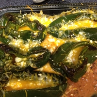 Three Cheese-Stuffed Poblano Chiles