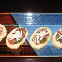 Tomato and Mozzarella Bruschetta