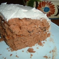 Tomato Soup Spice Cake with Cinnamon Buttercream Frosting