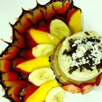 Triple Decker Mousse in Tropical Wave