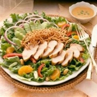 Turkey Bangkok Salad with Peanut Dressing