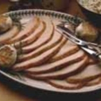 Turkey Breast Braised with Garlic and Rice