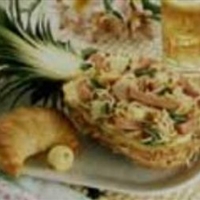 Turkey Ham and Pineapple Boats
