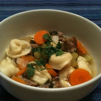 Turkey Tortellini Soup Turkey Tortellini Soup
