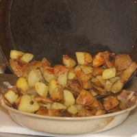 Twice-cooked Potatoes with Roasted Garlic