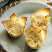 Crab Wonton Cups