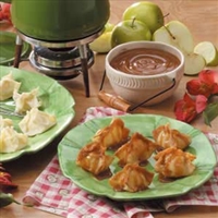 Apple Wonton Bundles
