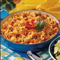 Chili Beef Noodle Skillet 