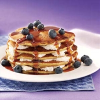 Blueberry Cheesecake Flapjacks