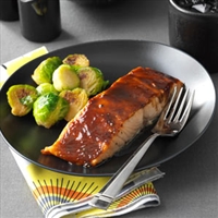 Sweet & Spicy Glazed Salmon